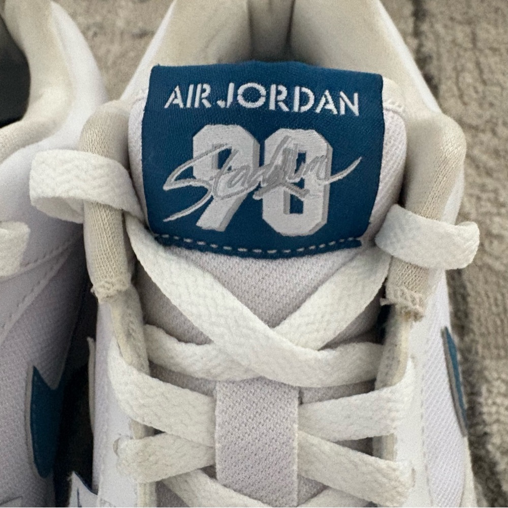Air Jordan Stadium 90 - White/Industrial Blue - Men’s 8.5